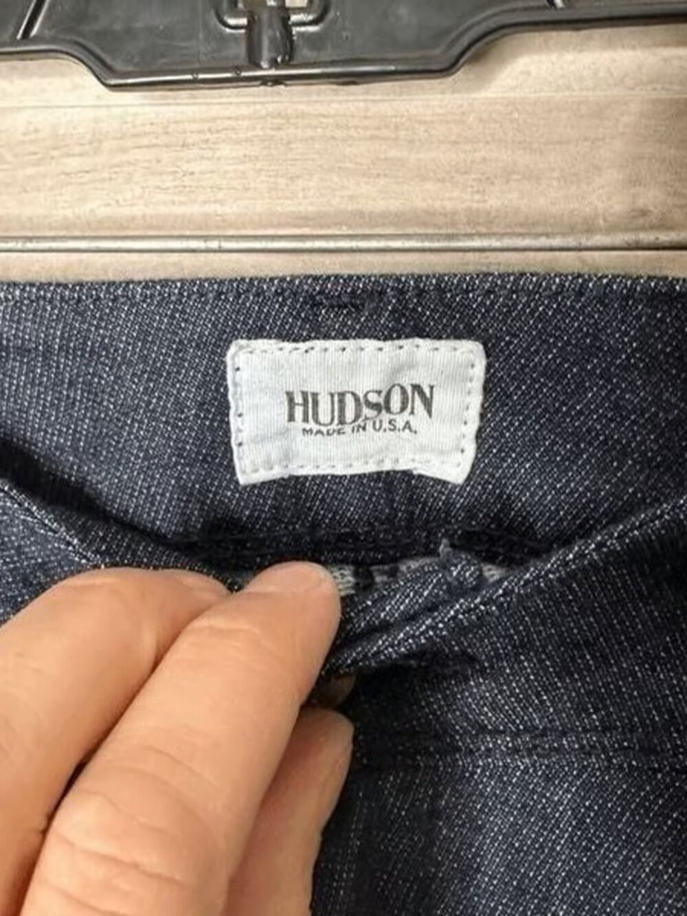 Hudson Womens Blue Collin Flap Skinny Knit Jeans Jegging Pants Size 27 - Picture 7 of 7